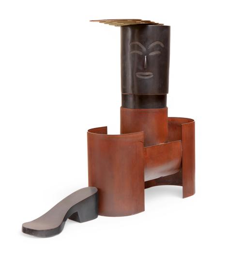 EDUARDO ARROYO (Madrid, 1937-2018), Grazia eminente, Hierro