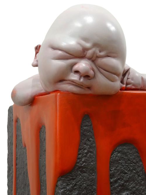 DUYAN (China, 1982), Not born, Resina policromada