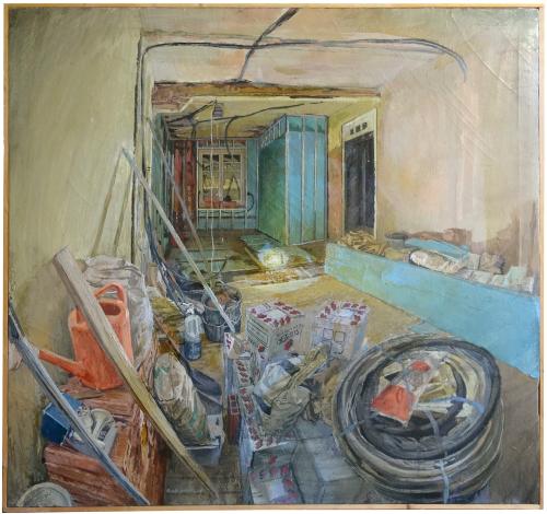 RICARDO GONZÁLEZ GARCÍA (Santander, 1976), Espacio en obra,