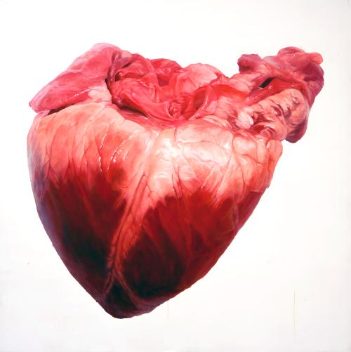 LU ZHENGYUAN (Hunan, China, 1982), Corazón, Acrílico sobre 