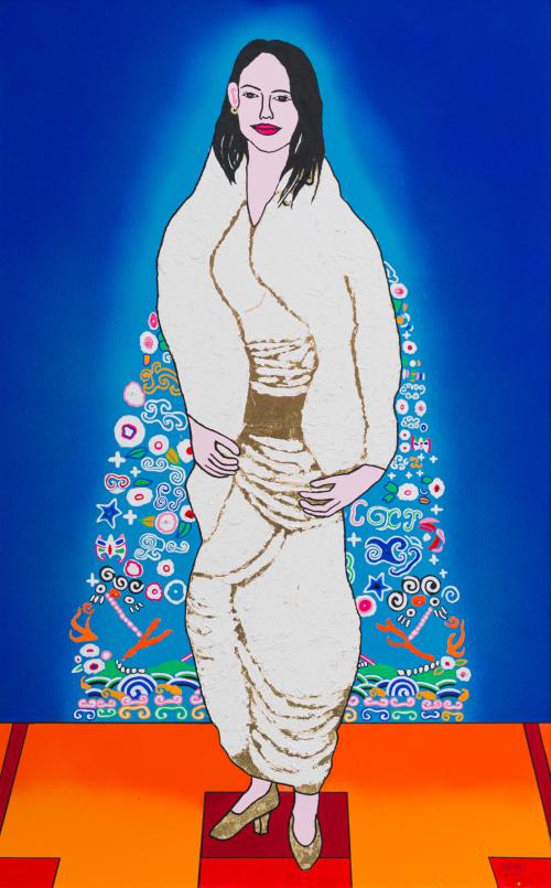 SERGIO S. PARIS (Madrid, 1992), Roxanne, Dame de Klimt, Acr