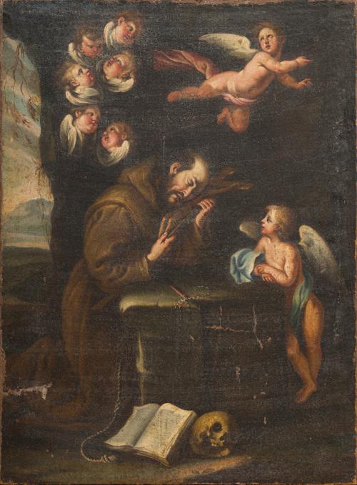 ESCUELA ITALIANA. Primera mitad del siglo XVII, San Francis