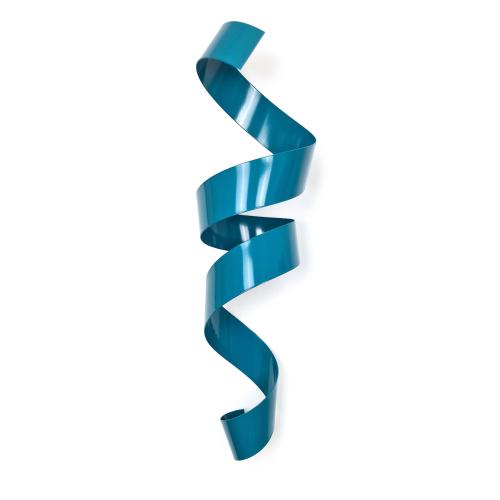 JOSÉ SOLER (Murcia, 1987), Tourquoise ribbon, Acero inoxida