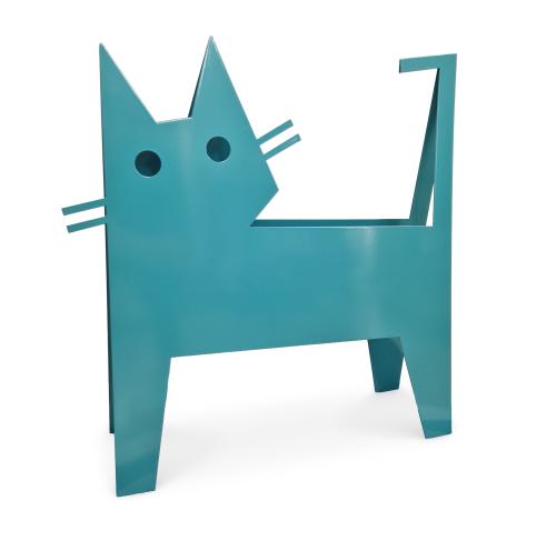JOSÉ SOLER (Murcia, 1987), The Cat KH. Tourquoise, Acero in