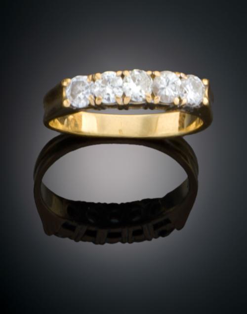 CINQUILLO CON DIAMANTES