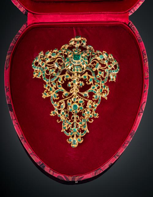 BROCHE  "FLOR DE PECHO" S.XVII - XVIII
