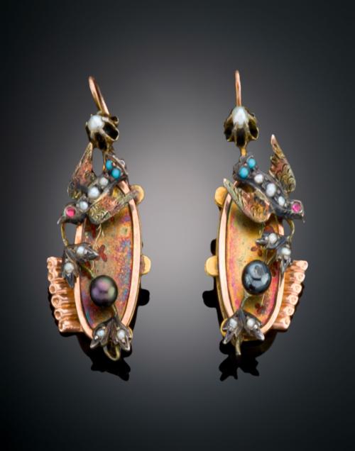 PENDIENTES ISABELINOS DEL S.XIX