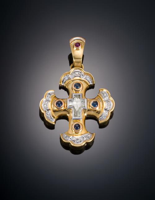 876   -  <p><span class="object_title">CRUZ DE ESTILO BIZANTINO</span></p>