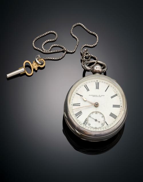 RELOJ DE PLATA INGLESA FATTORINI & SONS AÑO 1850