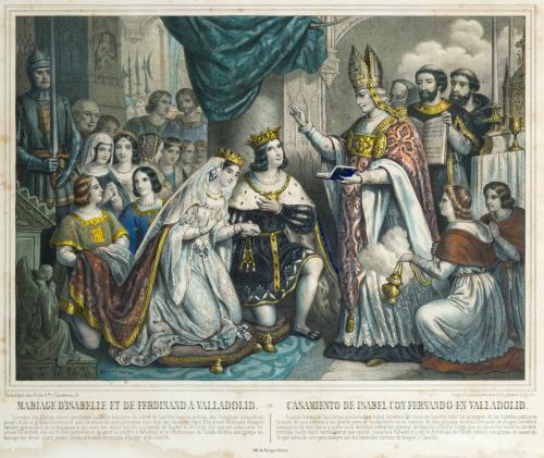 Napoleón Thomas (1804-1879, Paris),  Pareja de grabados del