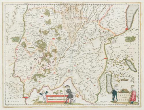  GUILIELMUS BLAEU (1571-1638). Siglo XVII (hacia 1642), Map
