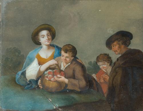 ESCUELA VENECIANA. Primera mitad del siglo XVIII, Escena co