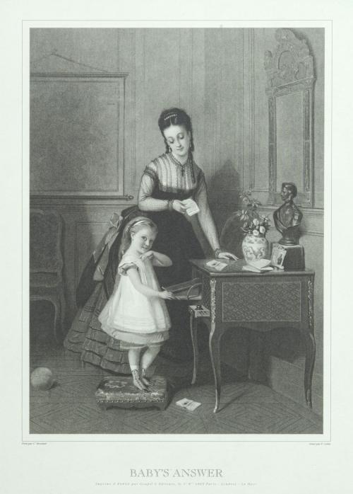 PIERRE COTTI (1823-1886) según Brochart, c.1874, Le Voeu Ac