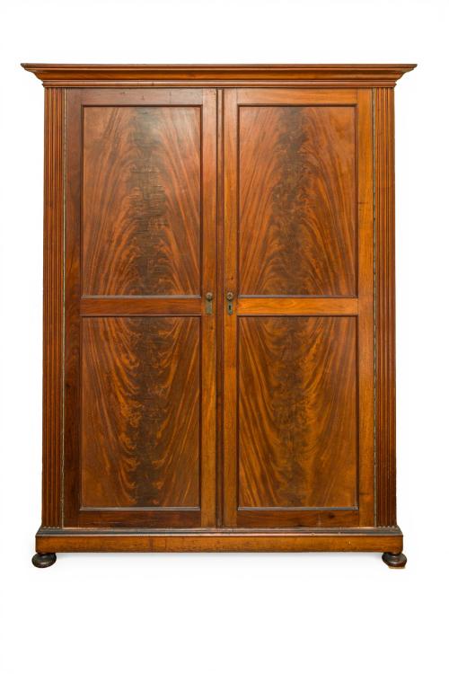 Armario ropero de dos puertas, mediados s. XXEn madera de