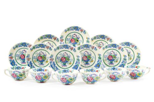 MASON'S INGLATERRA, S. XXJuego de 23 tazas de café con su