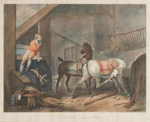 JEAN PIERRE MARIE JAZET (1788 - 1871). Siglo XIX, Le palefr