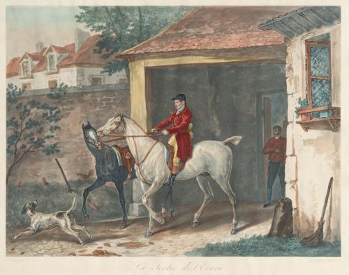 JEAN PIERRE MARIE JAZET (1788 - 1871). Siglo XIX, Le palefr