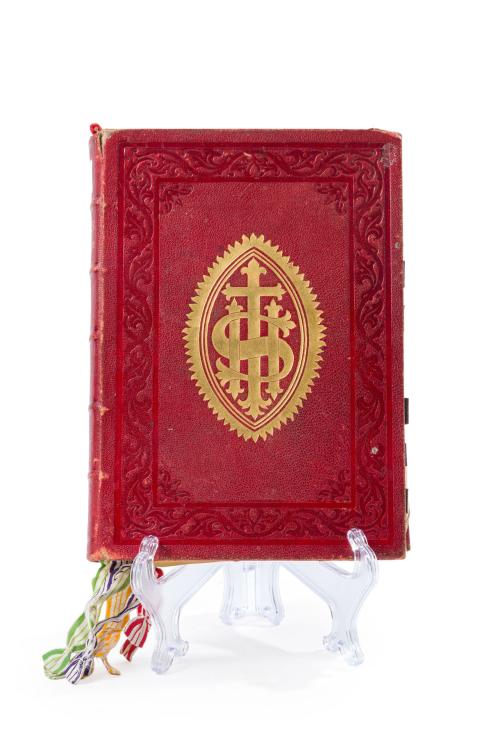 Misal romano, edición de 1901, de la capilla del pazo de Me