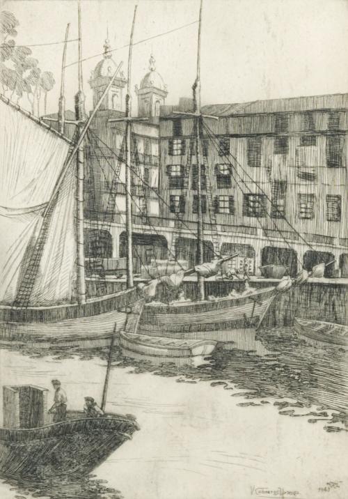 VICENTE COBREROS URANGA (Tolosa, 1898 - 1976), Vista de pue