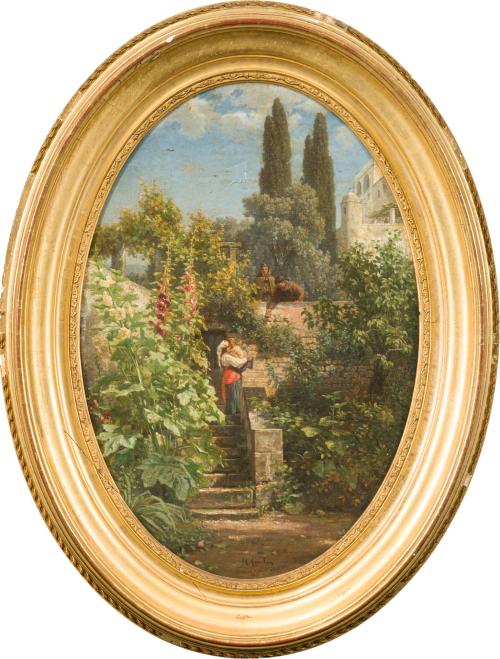 HELIODORO GUILLÉN PEDEMONTI (Alicante, 1863 - 1940), Escena