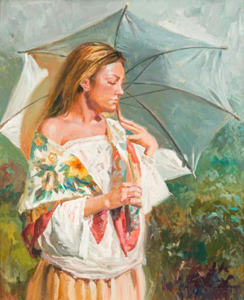 FRANCISCO SANCHIS CORTES (Valencia, 1969) , Mujer con parag