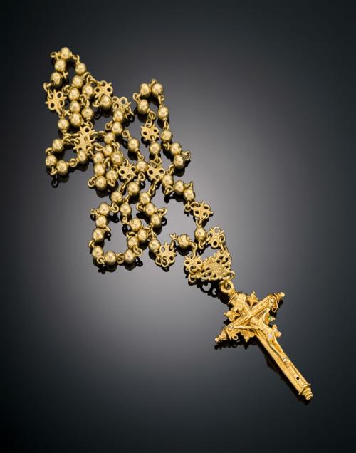 ROSARIO ORO SIGLO XVIII