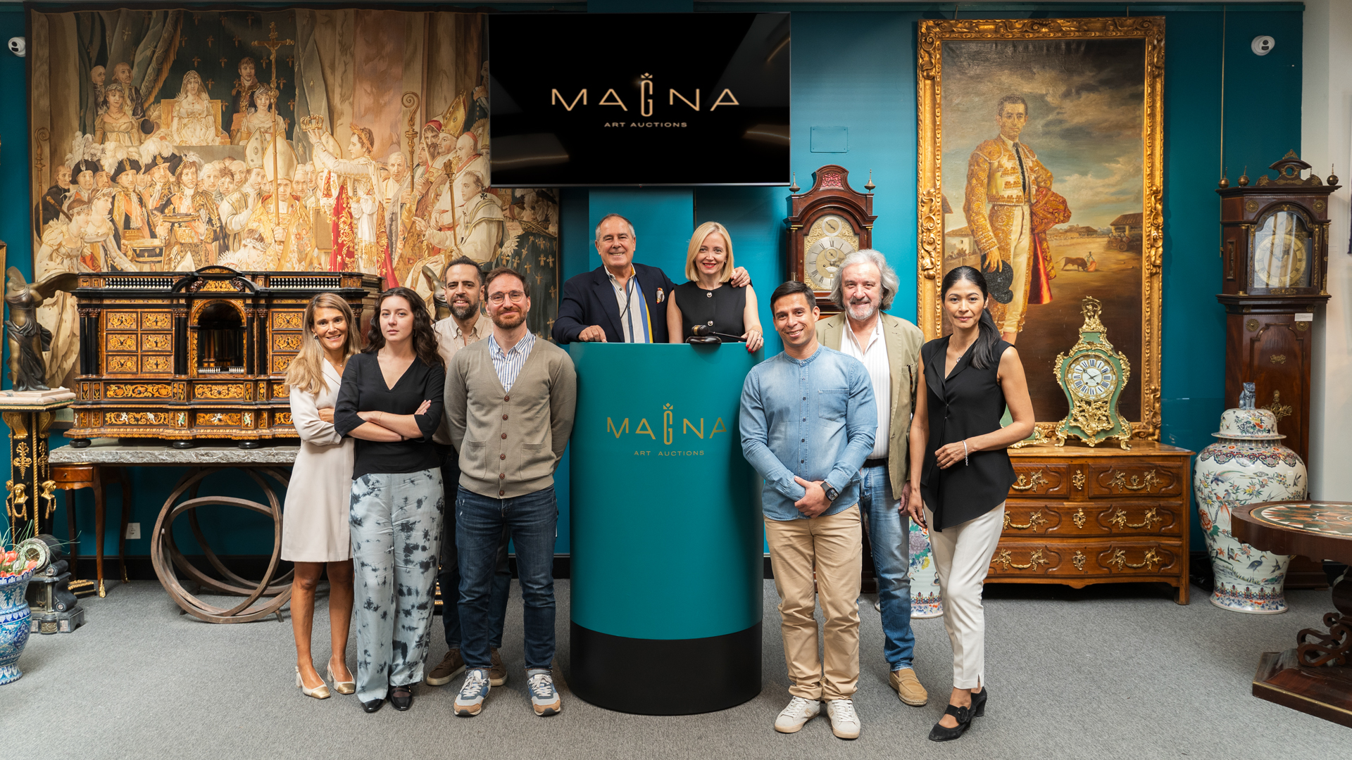 Fotografía del equipo de Magna Art Auctions